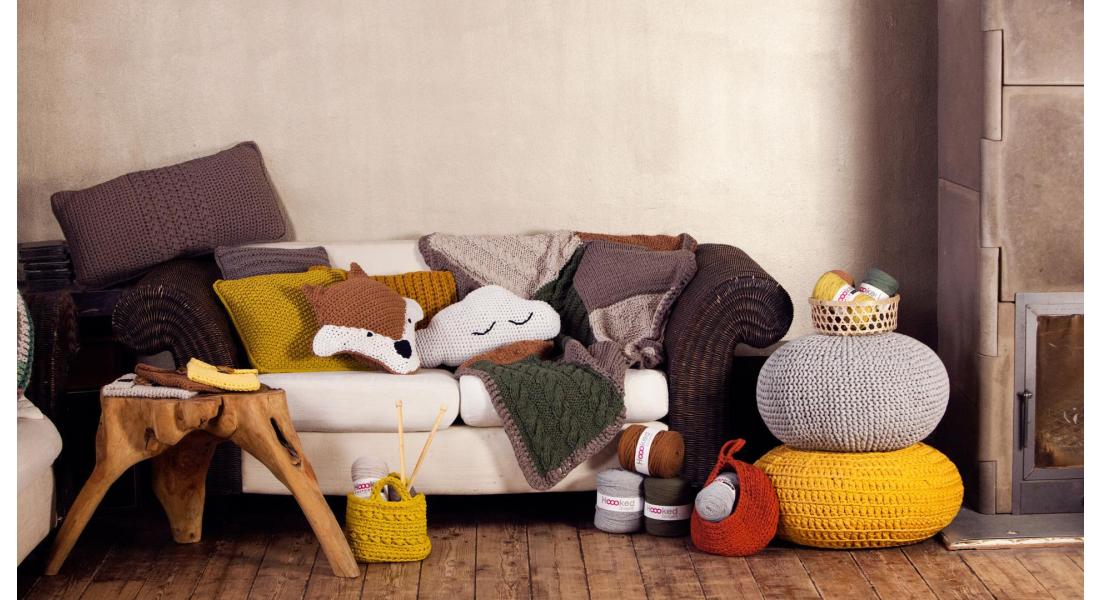 two girls doing crochet