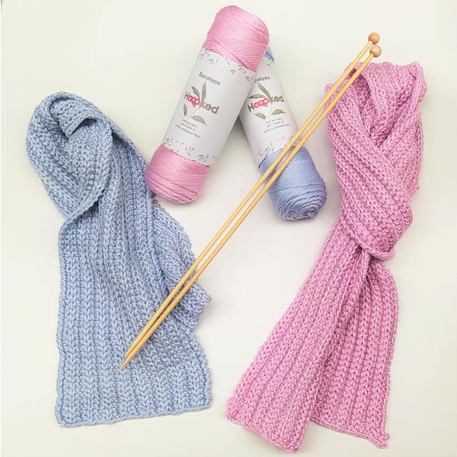DIY Free Knitting Pattern Baby Scarf Leni