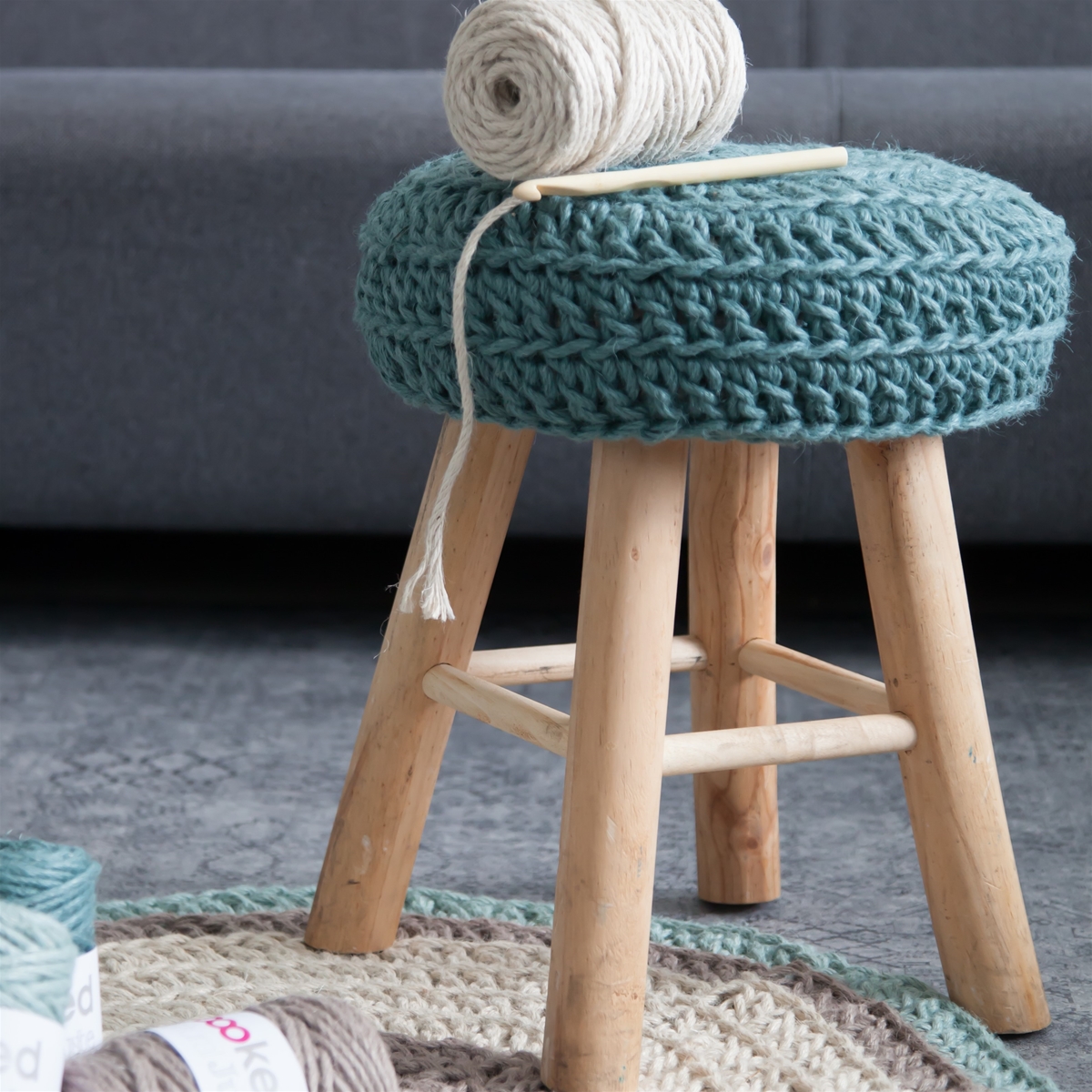 Tuto Housse tabouret rond - Ma petite Mercerie, le blog