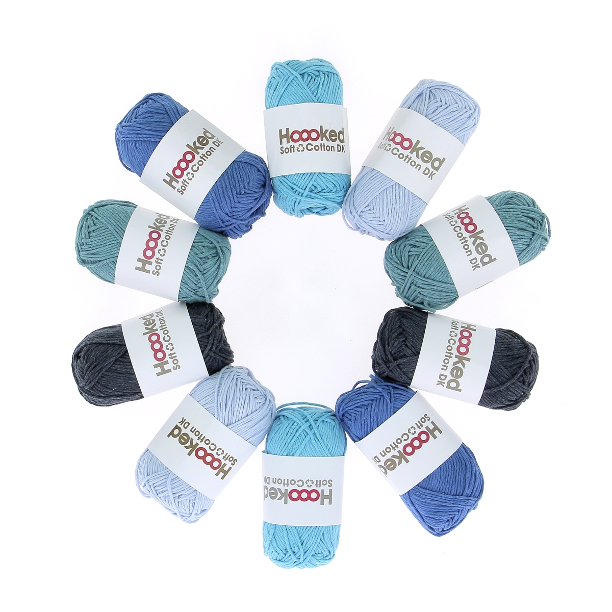 Soft Cotton DK Yarn Pack Seattle Sea