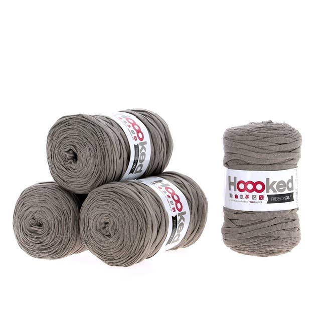 RibbonXL Earth Taupe Set 4 Bollen