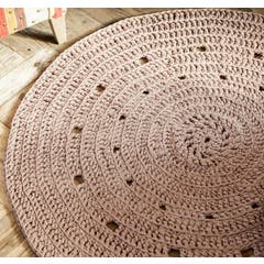 DIY Crochet Pattern Round Rug Zpagetti