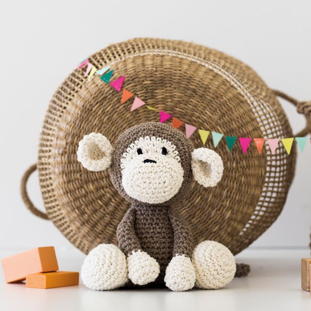 DIY Crochet Kit Monkey Mace