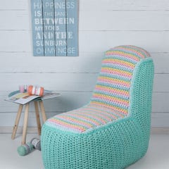 DIY Free Crochet Pattern XXL Loungechair Zpagetti