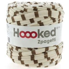 Zpagetti Cotton Yarn Camel Stripes