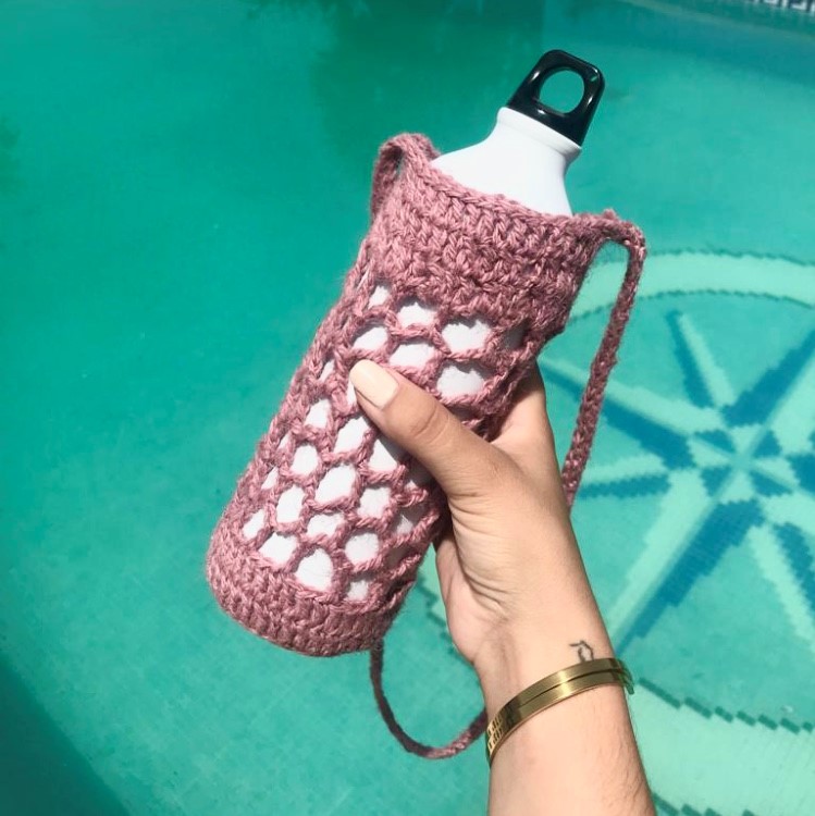 Hoooked  DIY Patron De Crochet Sac Pour Bouteille D'Eau Bogota