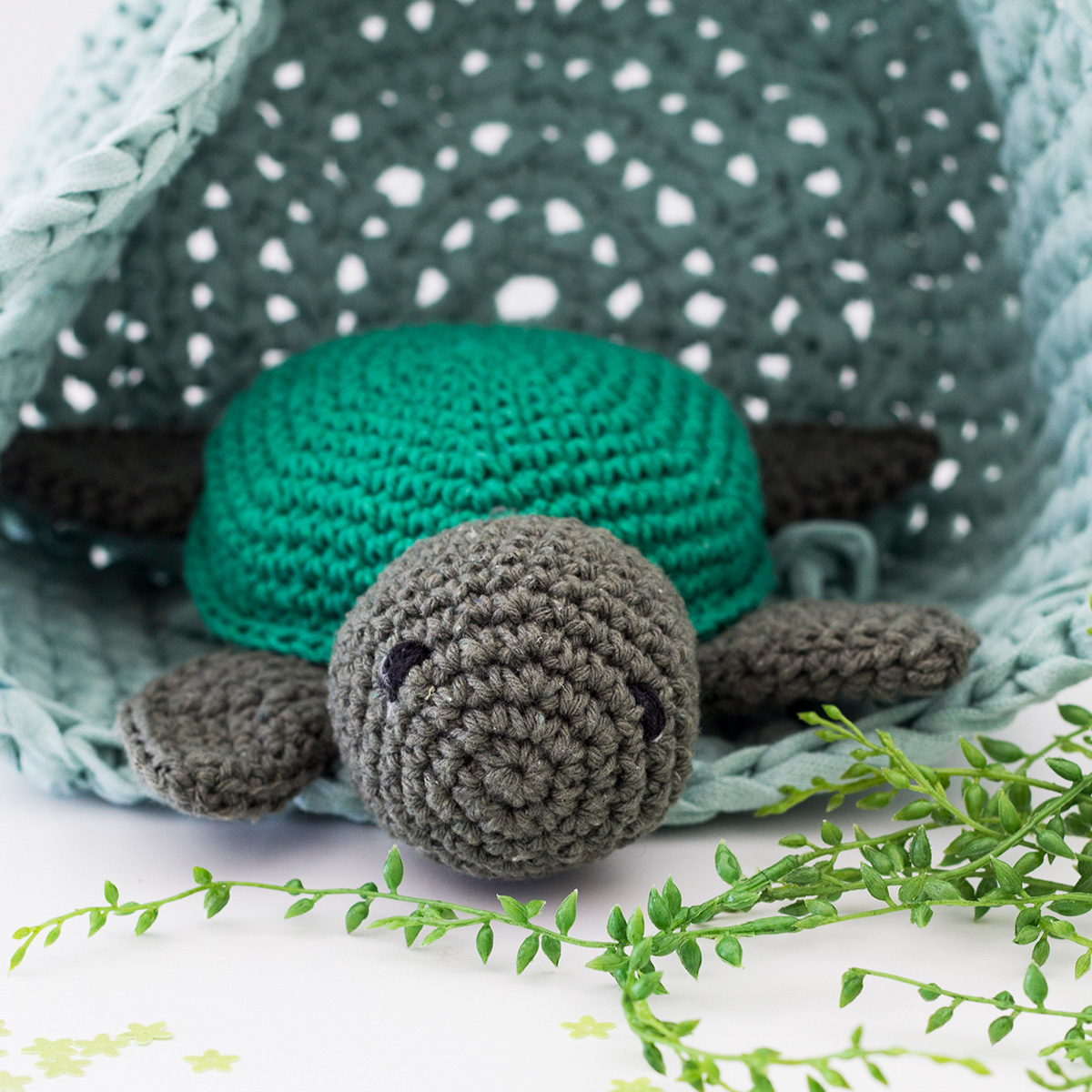 Apprends à crocheter une mini tortue trop mignonne (super facile