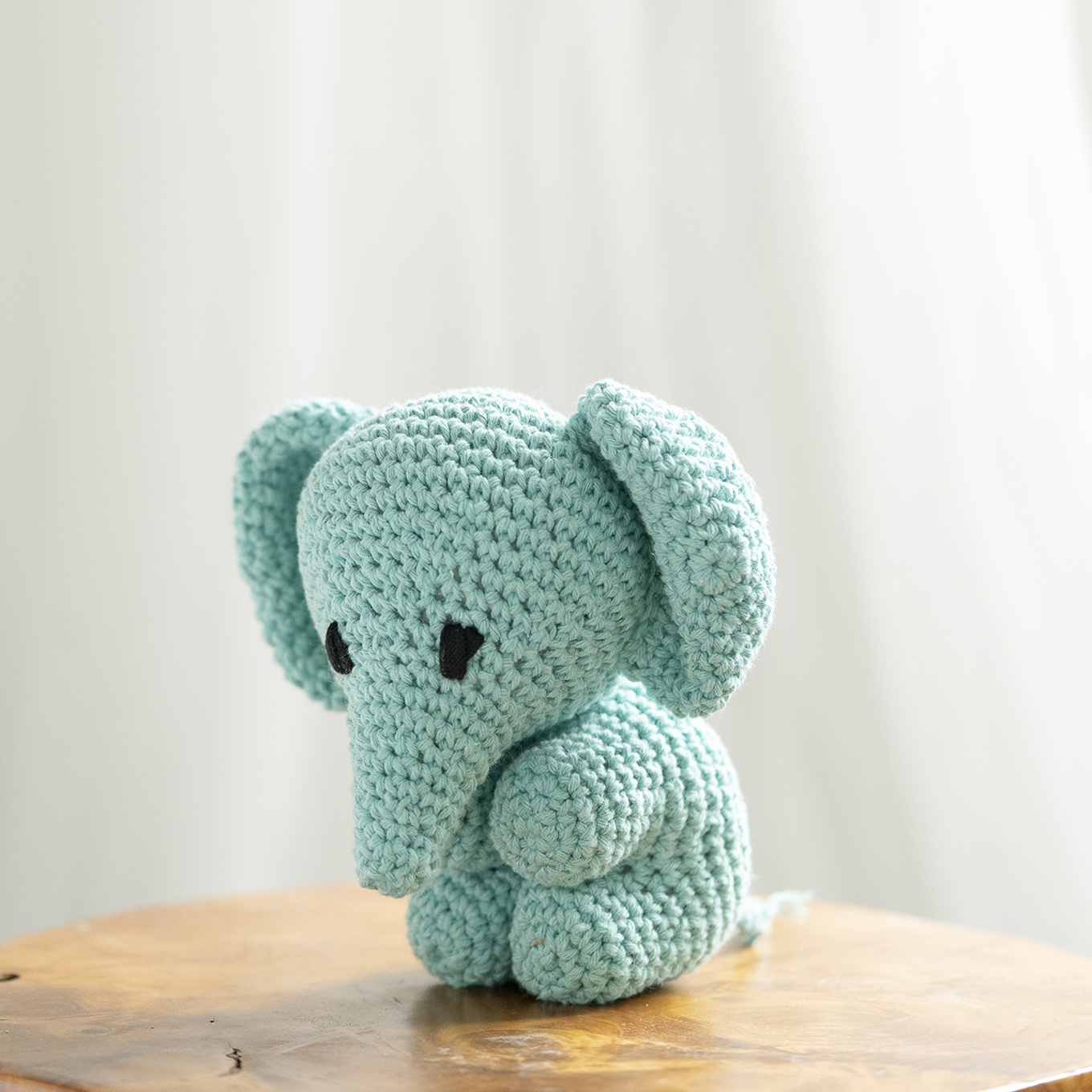 DIY Hkelset Elefant Eco Barbante Spring