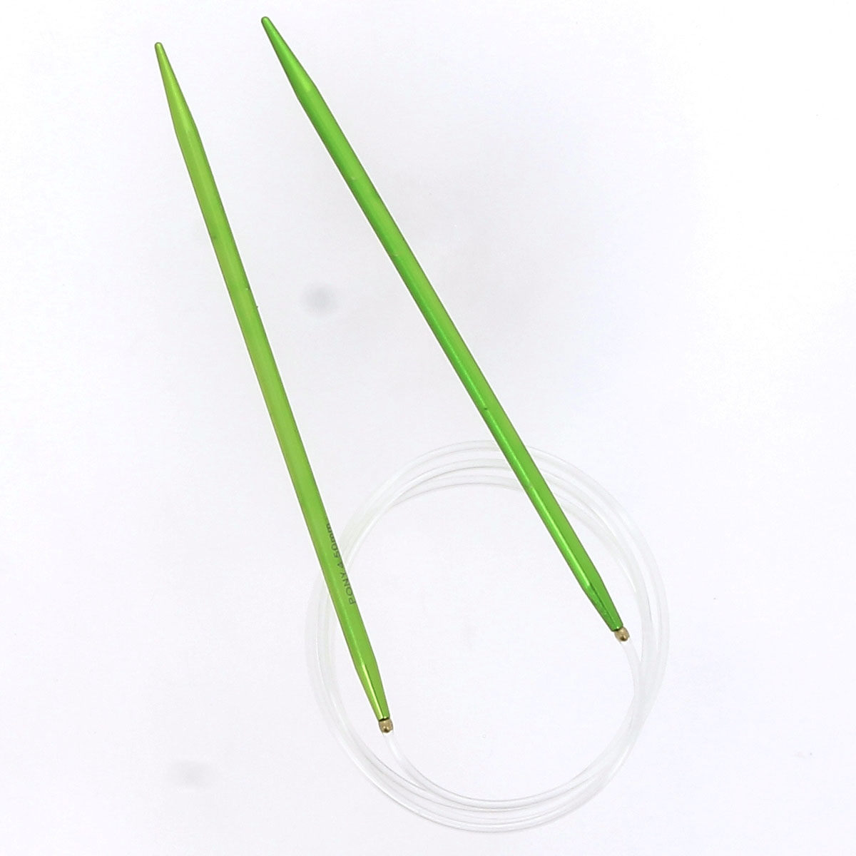 H!!!　ストレート　S グリーン　イエロー　LHP　needles Pony Colour Circular knitting needles 4.50 mm - 100 cm | Hoooked