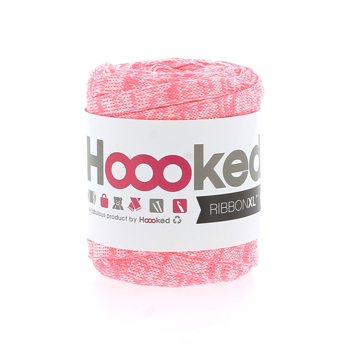 le ruban•*¨*•.¸¸୨୧* ロールリボン Ribbon XL Radical Rose 80g. | Hoooked