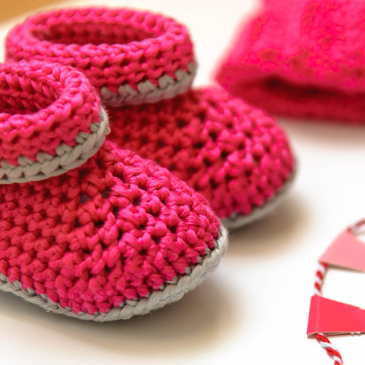 Chaussons bébé au crochet, les chaussures de bébé, les chaussons