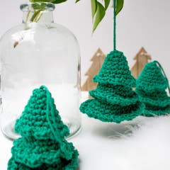 DIY kit de crochet cintres de sapin de Noël