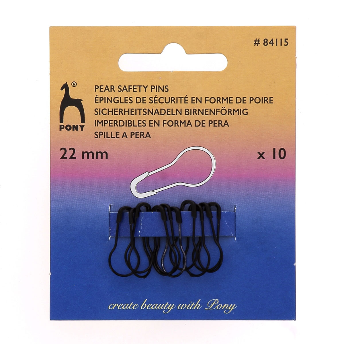 Pony shop safety pins