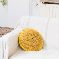 DIY Crochet Pattern Round Cushion jakarta