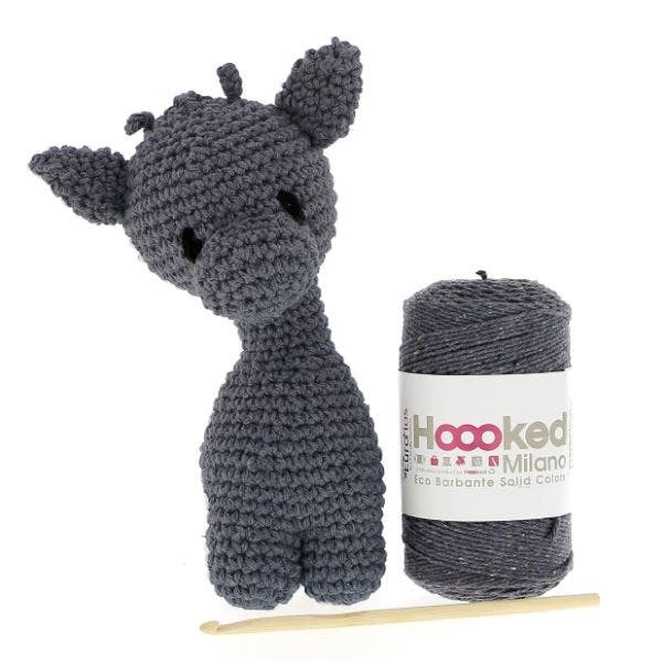 DIY Crochet Kit Giraffe Eco Barbante Lava