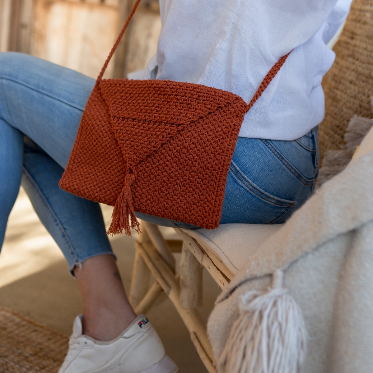 mm crochet straw purse