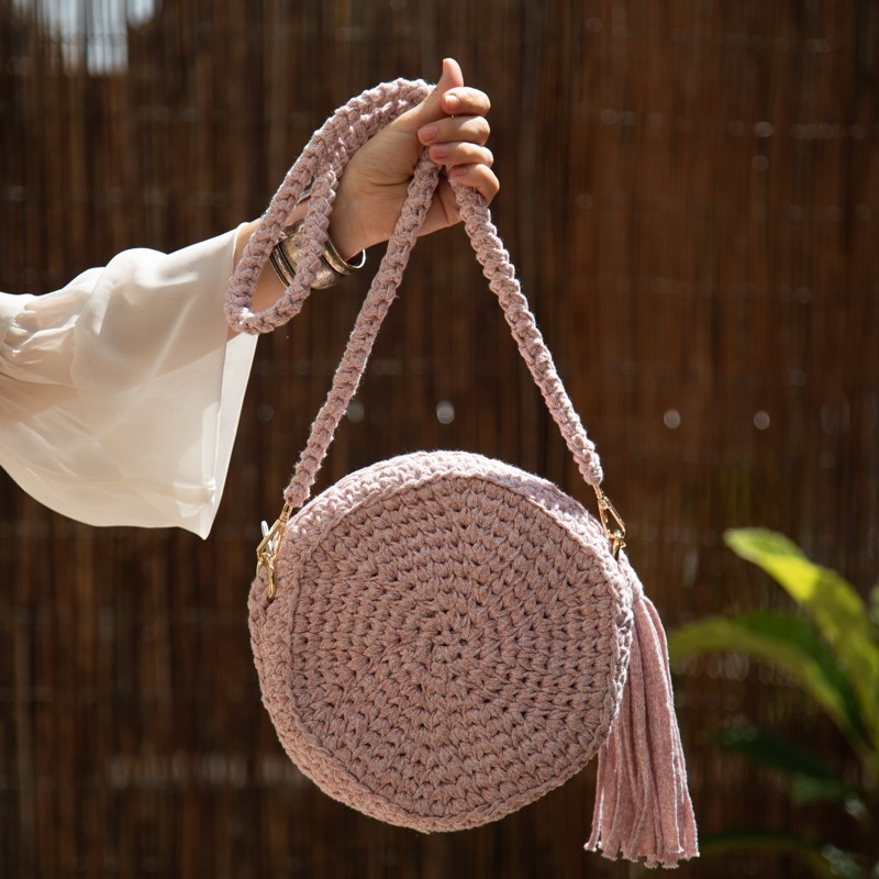 Crochet bag round deals