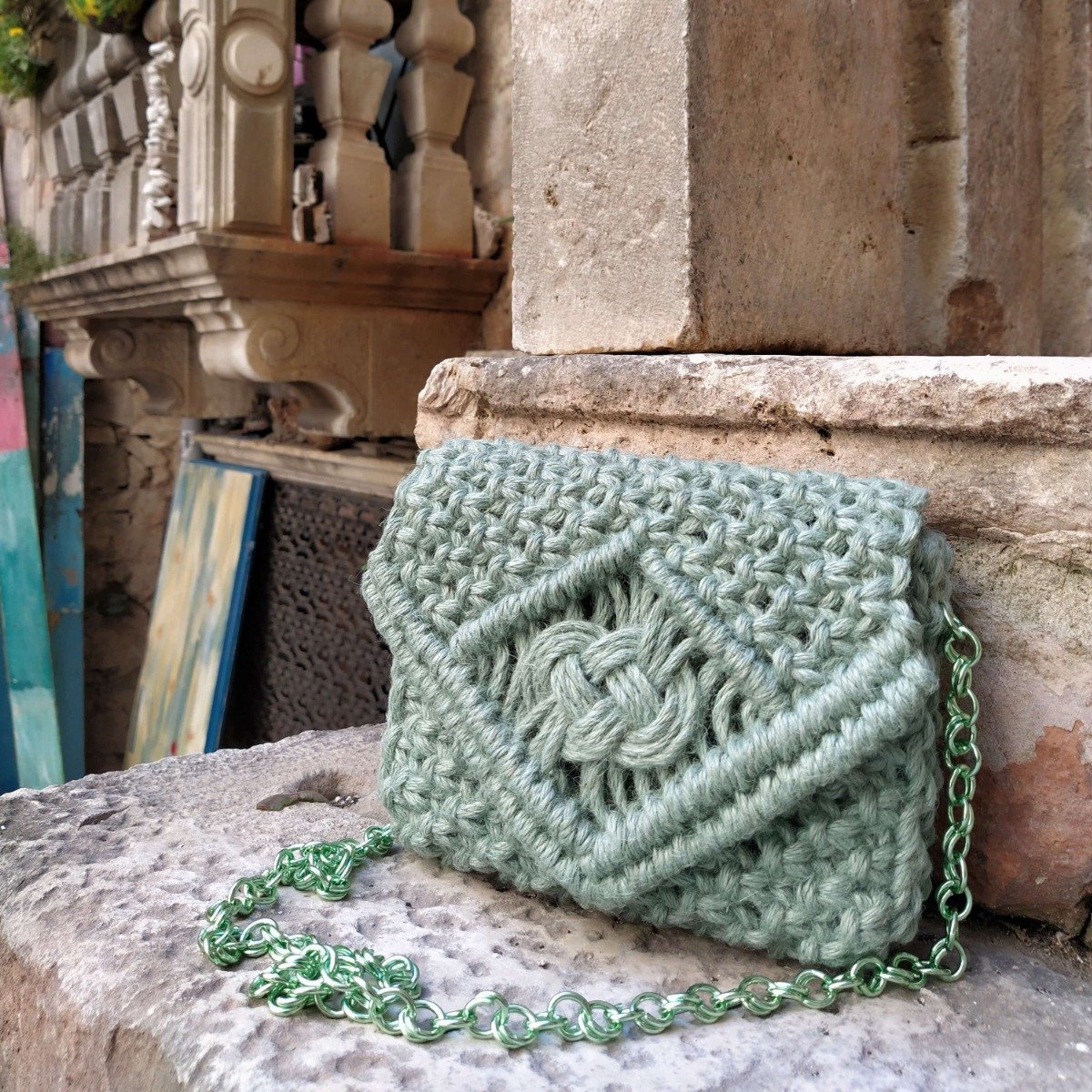 Macramé Sac Couleur