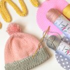 DIY Kostenlose Strickanleitung Babymütze Scilla