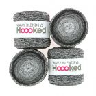 Ensemble de 4 bobines Wavy Blends Anthracite Stone