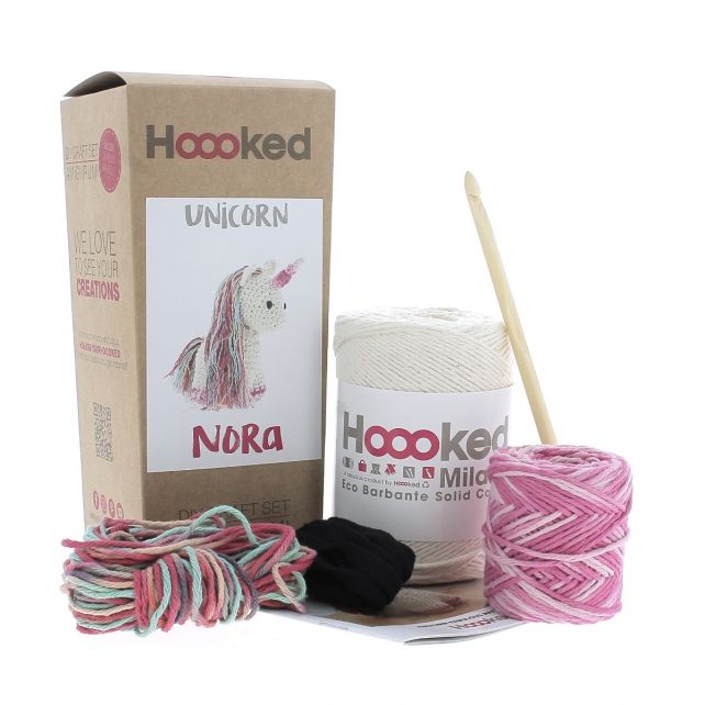 DIY Crochet Kit Unicorn Nora Eco Barbante