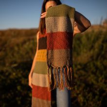 DIY Patrón de Tejer XXL Bufanda Tanzania