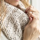 DIY Free Knitting Pattern Cowl Scarf Barolo