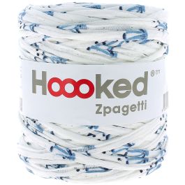 Hoooked | Zpagetti Cotton Yarn Blue Drawings