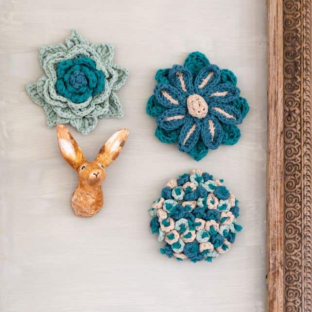 DIY Crochet Pattern Flowers Fiore 