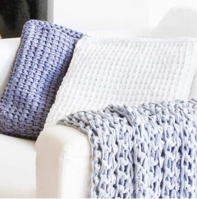 DIY Crochet Pattern Tunesian Cushion Cover Zpagetti