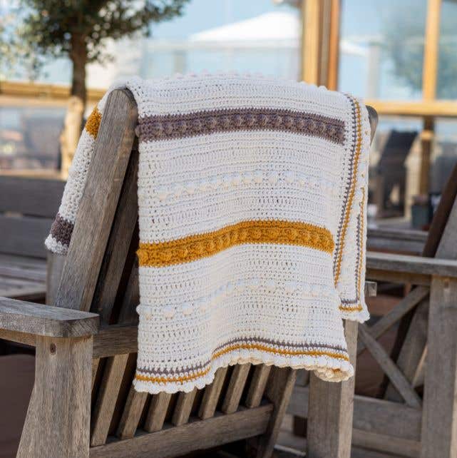 DIY Crochet Pattern Japandi Blanket Futuna