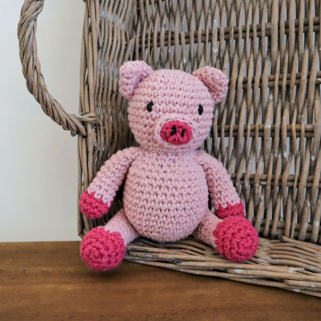 DIY Crochet Pattern Piglet Maggie 