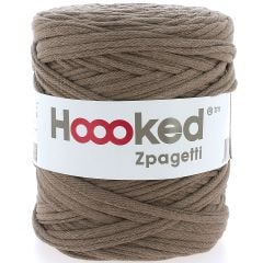 Zpagetti Cotton Yarn Brown Top