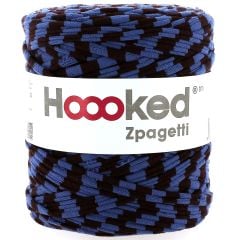 Zpagetti Cotton Yarn Blue Scarf
