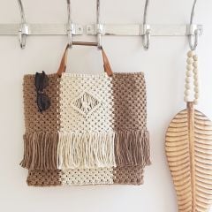 DIY Macramé Kit Isola Boho Bag