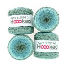 Wavy Blends Emerald Herb set 4 bobbins