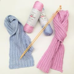 DIY Gratis Breipatroon Babysjaaltje Leni