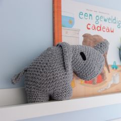 DIY Crochet Pattern Rhino Dex Eco Barbante