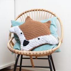 DIY Gratis Haakpatroon Foxy Vosjes Kussen