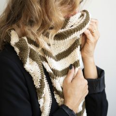 DIY Gratis Breipatroon Sjaal Tramonti