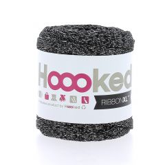 RibbonXL Lurex Black Sparkle 80g.