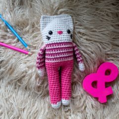 DIY Gratis Haakpatroon Kitty Cat