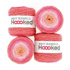 Wavy Blends Iced Pink set 4 bobbins
