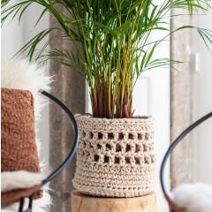 DIY Crochet Pattern Jute Basket Melilla
