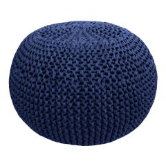 DIY Knitting Kit RibbonXL Pouf Riverside Jeans