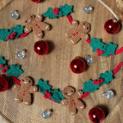 DIY Crochet Pattern Christmas Garland