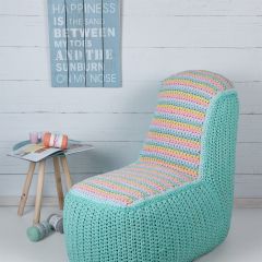 DIY Gratis HaakpatroonXXL Loungestoel Zpagetti