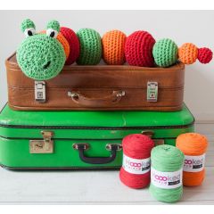 DIY Crochet Kit RibbonXL Caterpillar Clark