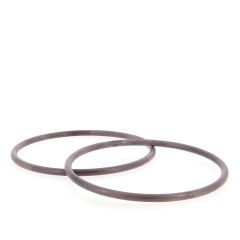 XL Smooth Round purse handle Recycled PET Taupe
