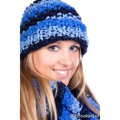 Knitting Pattern Hat & XXL Scarf